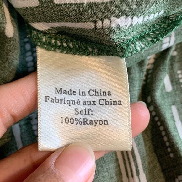 Porridge Dress Womens XS Extra Small Green Vanya Slit V Neck Maxi Anthropologie - Picture 12 of 14